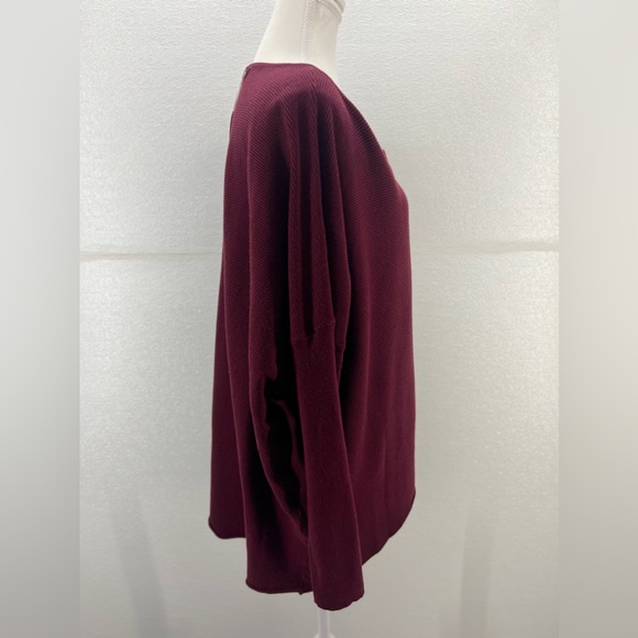 NWT Women's Off Shoulder Sweater Long Sleeve Loose Pullover Knit Jumper SIZE S - Picture 8 of 13